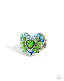 Cupid Color Green ✧ Heart Ring