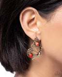 Aerial Angle Red ✧ Butterfly Post Earrings