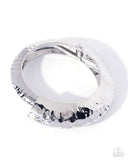 Stately Sass Silver ✧ Hinged Bracelet