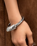 Stately Sass Silver ✧ Hinged Bracelet