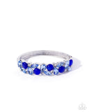 Exclusive Etiquette Blue ✧ HInged Bracelet