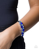 Exclusive Etiquette Blue ✧ HInged Bracelet