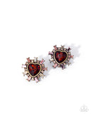 Flirty Feature Brass ✧ Earrings