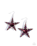 Stellar Score Purple ✧ Earrings