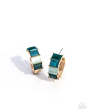 Swoon-Worthy Statement Green ✧ Hoop Earrings