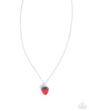 Strawberry Shimmer Red ✧ Necklace
