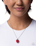 Strawberry Shimmer Red ✧ Necklace