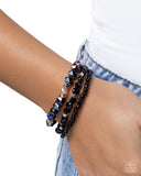 Confident Courtesy Black ✧ Stretch Bracelet