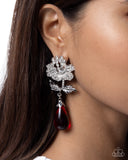 Flourishing Fringe Red ✧ Earrings