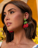 Crafted Cherry Red ✧ Post Earrings