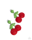 Crafted Cherry Red ✧ Post Earrings