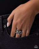 Stacked Service Silver ✧ Ring
