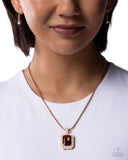 Exaggerated Emerald Brown✧ Necklace