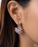 Fiery Flirt Pink ✧ Heart Hinge Hoop Earrings