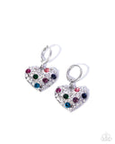 Fiery Flirt Multi ✧ Hinged Hoop Earrings
