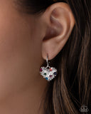 Fiery Flirt Multi ✧ Hinged Hoop Earrings