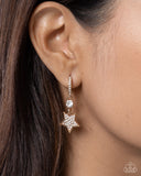 Counting Constellations Gold ✧ Hinged Hoop Earrings