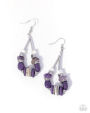 Shaped Shells Purple ✧ Earrings