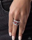 Stacked Spirit Red ✧ Ring