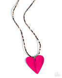 Cupid Craze Pink ✧ Heart Necklace