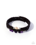 Shell Specialty Purple ✧ Coil Bracelet