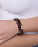 Shell Specialty Purple ✧ Coil Bracelet