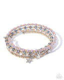 Stellar Stack Purple ✧ Coil Bracelet