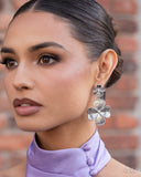 Fancy Fortune White ✧ Post Earrings