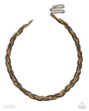 Braided Boundary Brass ✧ Necklace