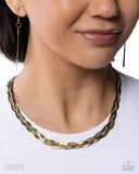 Braided Boundary Brass ✧ Necklace