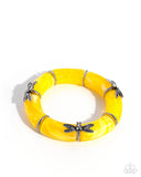 Delicate Dragonfly Yellow ✧ Stretch Bracelet