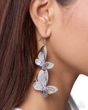 Aerial Accuracy Purple ✧ Butterfly Earrings