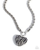 Striped Selfie Black ✧ Necklace
