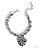 Striped Sentiment Black ✧ Bracelet