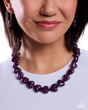 Sweetheart Scope Purple ✧ Heart Necklace