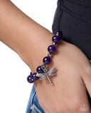 Dragonfly Delay Purple ✧ Bracelet