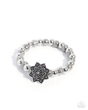 Calm and Collected Silver ✧ Stretch Bracelet
