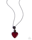Cupid Cheers Red ✧ Heart Necklace