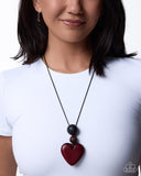 Cupid Cheers Red ✧ Heart Necklace