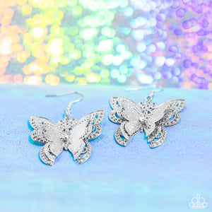 Butterfly,Earrings Fish Hook,Exclusive,Favorite,White,Layered Launch White ✧ Butterfly Earrings & Surprise Bundle