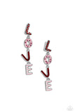 Admirable Assortment Red ✧ Post Earrings & Lovestruck Leisure Red ✧ Bracelet Set