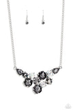 Round Royalty Silver ✧ Hematite Necklace & Twinkling Trio Silver ✧ Bracelet