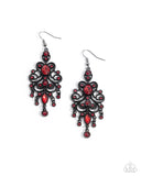 Chandelier Celebration Red ✧ Earrings