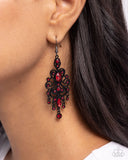 Chandelier Celebration Red ✧ Earrings