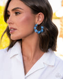 Coiled Cameo Blue ✧ Earrings