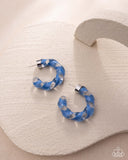 Coiled Cameo Blue ✧ Earrings