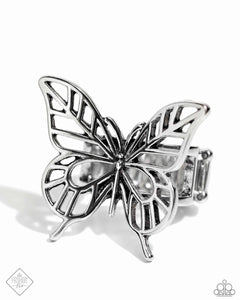 Butterfly,Ring Wide Back,Silver,Simply Santa Fe,FLIGHT As Well Silver ✧ Ring