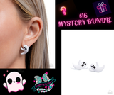 Ghost Hunter White ✧ Post Earrings Bundle
