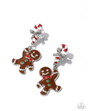 Gingerbread Man Multi ✧ Post Earring