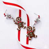 Gingerbread Man Multi ✧ Post Earring